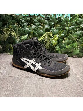 ASICS Matflex 7 Wrestling Shoes Men 13 Black Synthetic Performance 1081A051